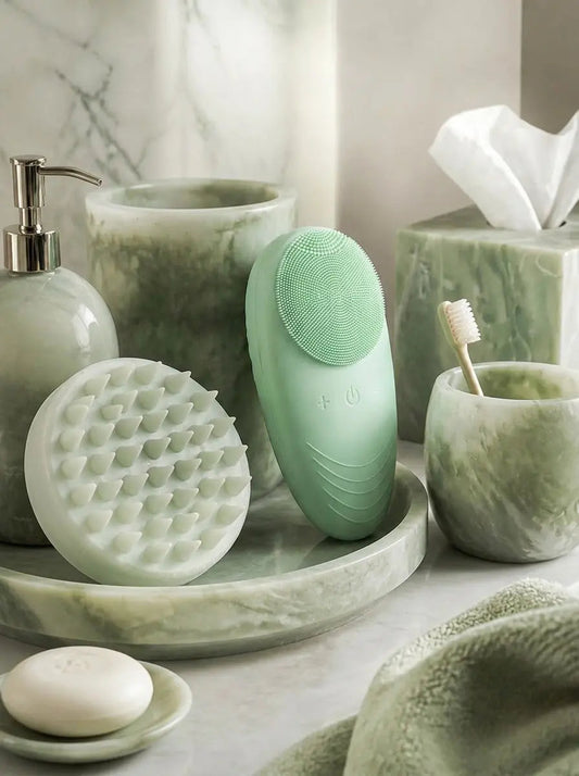 Silicone face cleansing brush